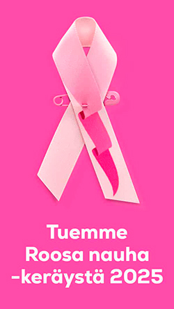 Tuemme Roosa nauha -keräystä